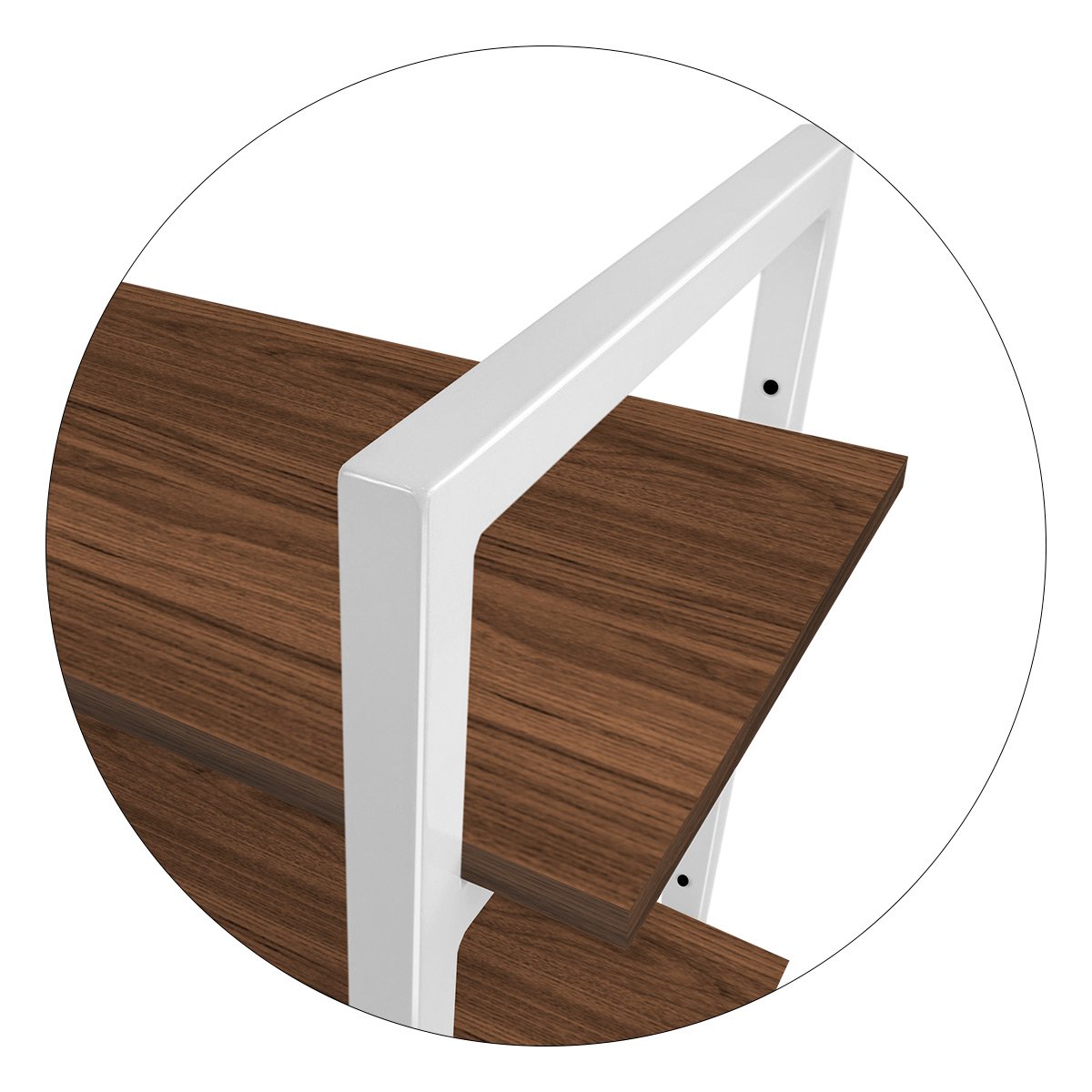 Prateleira Milazzo Nicho Design Industrial Branco e Villandry - 4