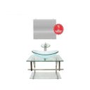 Ver imagem 2 de Gabinete de Vidro 60cm para Banheiro Sérvia Incolor