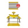 Gabinete de Vidro 60cm para Banheiro Sérvia Amarelo - 2