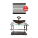 Ver imagem 2 de Gabinete de Vidro 60cm para Banheiro Sérvia Marrom