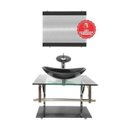 Ver imagem 2 de Gabinete de Vidro 60cm para Banheiro Sérvia Grafite