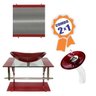 Combo 2 em 1 - Gabinete 60cm Sérvia + Torneira Ibiza Vermelho Cereja - 2