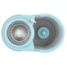 Balde Esfregão Spin Mop Com Centrífuga Inox, Rodinhas, Dispenser, Saída De Água e 2 Refis  - 2