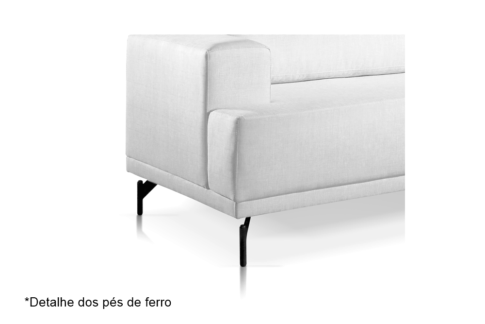 Sofá 2 e 3 Lugares Toronto Linho Verde 2m - 5