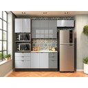 Ver imagem 3 de Balcão de Pia Kappesberg Nox H767 Onix Steel com Vidro Inox Onix/steel