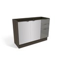 Ver imagem 1 de Balcão de Pia Kappesberg Nox H767 Onix Steel com Vidro Inox Onix/steel