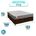 Ver imagem 3 de Cama + Bau Blindado e Colchão D23 King - Pro Inducol