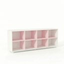 Ver imagem 2 de Nicho Organizador 8 Nichos Branco / Rosa