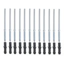 Ver imagem 6 de Kit 8 Prateleiras U 40 x 15cm Preta Suporte Invisível