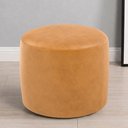 Ver imagem 4 de Puff Redondo 50cm Sala de Estar Living Coliseu W01 Couríssimo Whisky - Lyam Decor