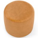Ver imagem 2 de Puff Redondo 50cm Sala de Estar Living Coliseu W01 Couríssimo Whisky - Lyam Decor