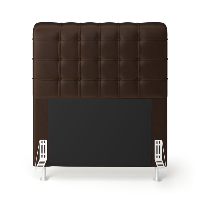 Cabeceira Rana 90 / N-027 Veludo Marrom Chocolate - 3