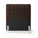 Ver imagem 3 de Cabeceira Rana 90 / N-027 Veludo Marrom Chocolate