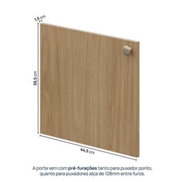 Armário de Canto Suspenso 40cm Módulo Frame CabeCasa MadeiraMadeira - 5
