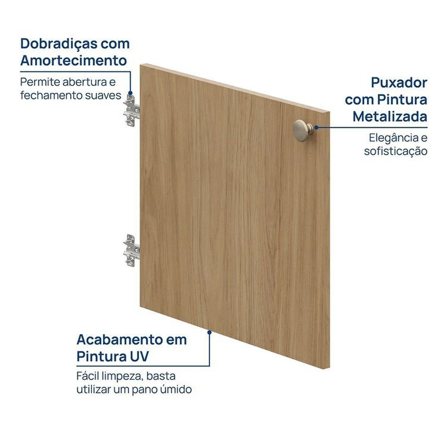 Armário de Canto Suspenso 40cm Módulo Frame CabeCasa MadeiraMadeira - 7