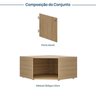 Armário de Canto Suspenso 40cm Módulo Frame CabeCasa MadeiraOriginals - 3