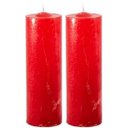 Ver imagem 1 de Kit 2 Velas 7 Dias Votiva Clássica Decorativa Vermelha 15cm