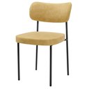 Ver imagem 6 de Kit 8 Cadeiras Decorativa Estofada para Sala de Jantar Melina L02 Couríssimo Casco Fendi - Lyam Deco