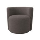 Ver imagem 2 de Poltrona Estofada 74cm x 68cm x 70cm Redonda Confortável para Sala ou Recepção Formato Orgânico