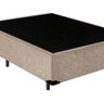 Cama Box Casal Suede Extremo Reforçado Xerife Móveis Bege 40x138x188 - 3