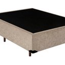 Ver imagem 3 de Cama Box Casal Suede Extremo Reforçado Xerife Móveis Bege 40x138x188