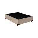 Ver imagem 1 de Cama Box Casal Suede Extremo Reforçado Xerife Móveis Bege 40x138x188