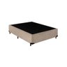 Cama Box Casal Suede Extremo Reforçado Xerife Móveis Bege 40x138x188 - 1