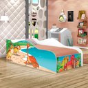 Ver imagem 1 de Cama Fun Jurassic Dinossauros Solteiro Com Colchão