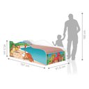 Ver imagem 3 de Cama Fun Jurassic Dinossauros Solteiro Com Colchão