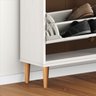 Sapateira Horizontal Hall de Entrada 4 Portas Mikka Branco 24 Pares Idimex - 7
