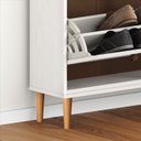 Ver mais imagens de Sapateira Horizontal Hall de Entrada 4 Portas Mikka Branco 24 Pares Idimex