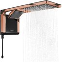 Ver imagem 2 de Chuveiro Elétrico Ducha Acqua Duo Rose Gold Preto 127v 5500w Lorenzetti Eletrônico