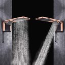 Ver imagem 6 de Chuveiro Elétrico Ducha Acqua Duo Rose Gold Preto 127v 5500w Lorenzetti Eletrônico