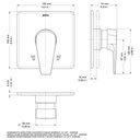Ver imagem 3 de Acabamento Monocomando para Chuveiro e Ducha Higiênica Docol Lift 1/2 Chrome