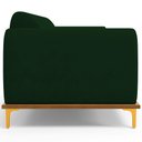 Ver imagem 6 de Sofá 03 Lugares Para Sala de Estar Kiev 230 cm D02 Veludo Verde Musgo C-303 - Lyam Decor
