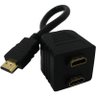 Cabo Divisor de Sinal HDMI 1 Entrada/2 Saída Preto - Chip Sce - 1