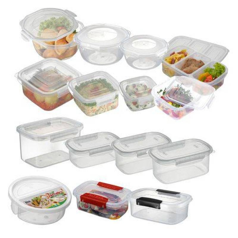 Conjunto 15 Potes de Cozinha Micro-ondas e Freezer | MadeiraMadeira