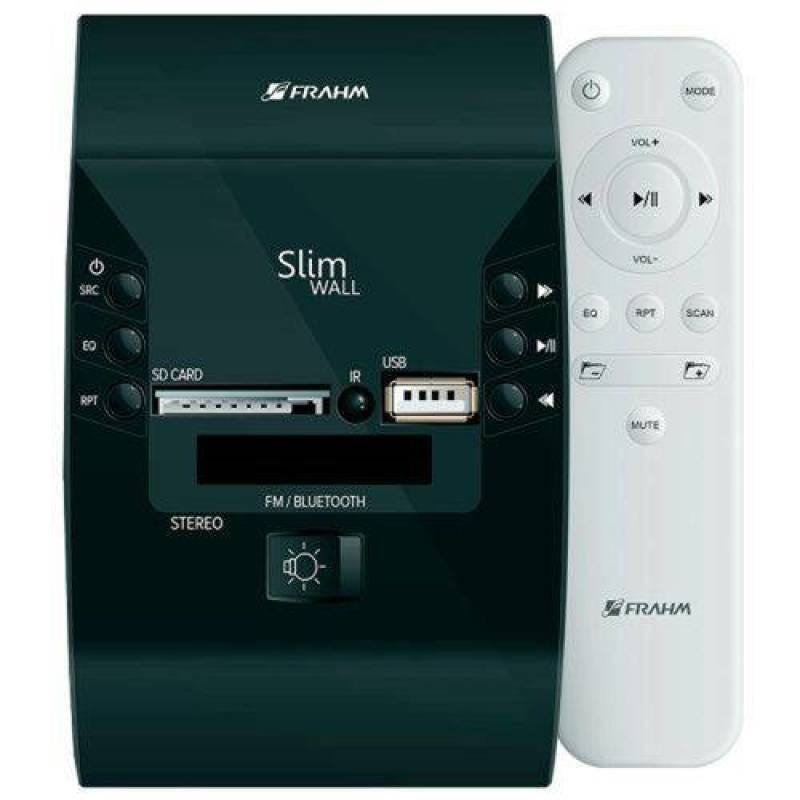 Amplificador De Parede Frahm Slim In Wall Bluetooth Preto FRA-066 - 1