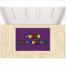 Tapete Capacho Super Bem Vindo Divertido para Porta Entrada - 1