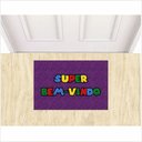 Ver imagem 1 de Tapete Capacho Super Bem Vindo Divertido para Porta Entrada