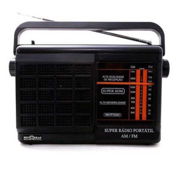 Rádio Portátil Motobrás  RM PFT 22AC 2 Faixas Am Fm - 1