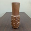Ver imagem 3 de Vaso Decorativo Enfeite Casa Cerâmica 40x14x14cm Laranja