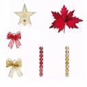 Ver imagem 5 de Kit Árvore De Natal Decorada 180Cm com 55 Enfeites