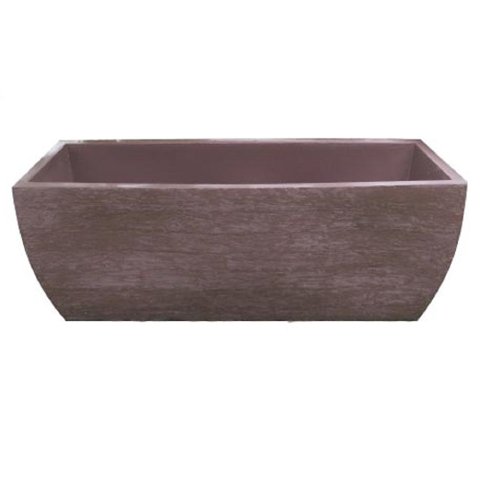 Vaso Planta 80x30 Jardineira Floreira Polietileno - MARROM CHOCOLATE 020