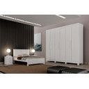 Ver imagem 1 de Dormitorio Casal 4 Pçs 6 Portas Completo Aspen - Arbo Design