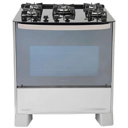 Fogão Suggar Master Grill 5 Queimadores Mesa Vidro Prata Inox 110v Fgvmtg511prix - 1