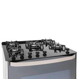 Fogão Suggar Master Grill 5 Queimadores Mesa Vidro Prata Inox 110v Fgvmtg511prix - 6