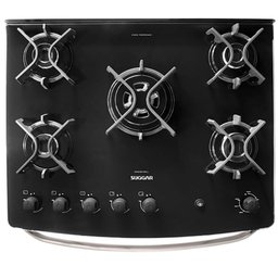 Fogão Suggar Master Grill 5 Queimadores Mesa Vidro Prata Inox 110v Fgvmtg511prix - 5