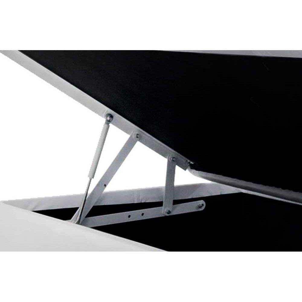 Cama Box Baú Queen Universal Courano White (158x198x35) - Ortobom - 3