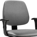 Ver imagem 2 de Cadeira Giratória Job L02 Executiva Ergonomica Escritório Crepe Cinza - Lyam Decor